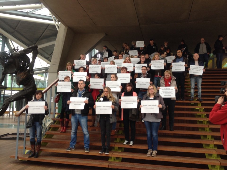 Onmacht is geen misdaad. Actie ih justitiepaleis na vonnis in zaak Jonathan Jacob #atvnieuws 18u