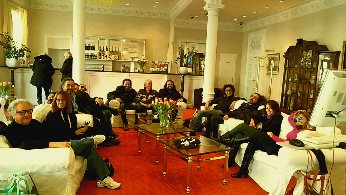 ItalianBeeGees's tweet photo. Relax time before the concert in Itzehoe Theater tonight.. 😉
'Massachusetts, The Bee Gees Musical' Tour 2016. https://t.co/T8UPZt9yHh