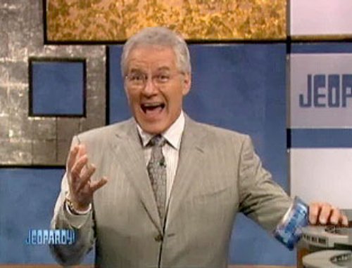 DWLandriault's tweet photo. Even though Trebek is from Canada, Canadians can no longer appear on Jeopardy. #SignsItsOverForGood https://t.co/fGOA24Fet4