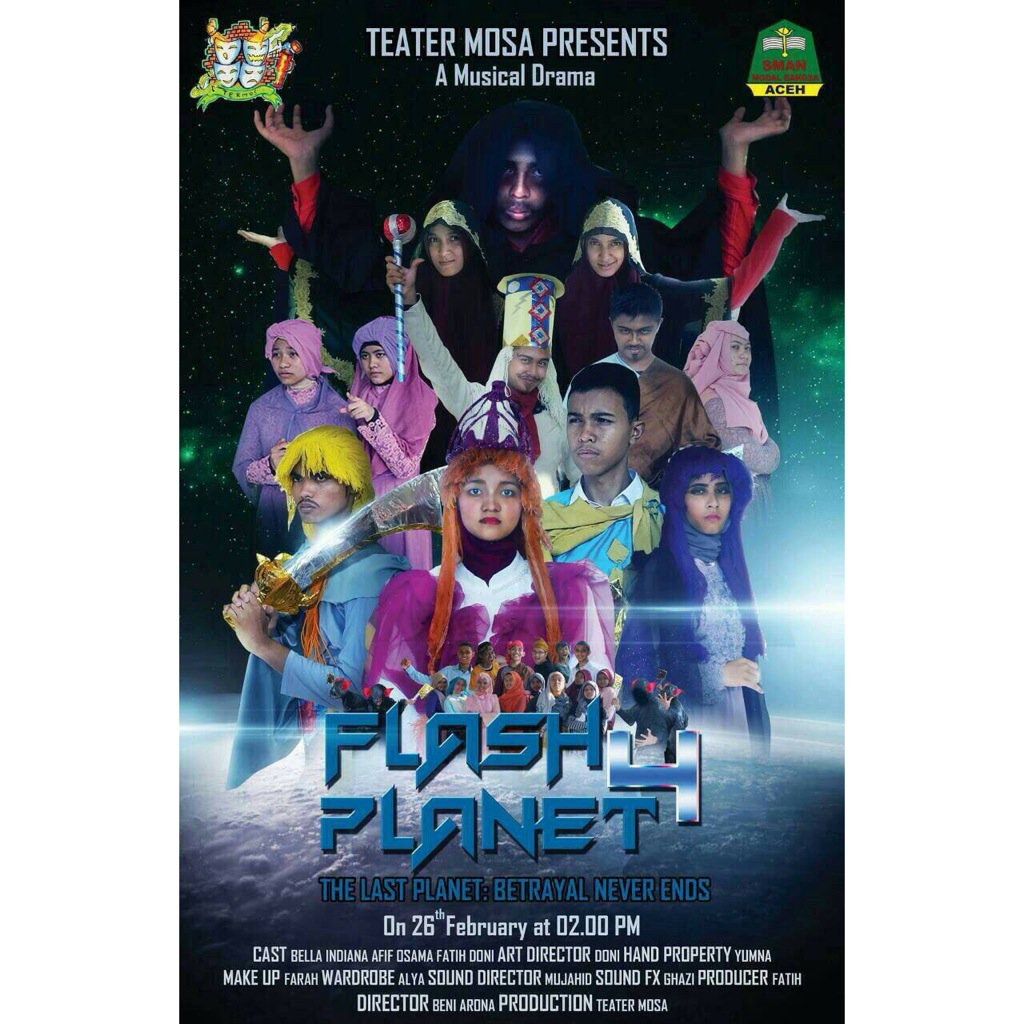 Siapa sih yg gasuka sama tim teater Mosa? Bsok teater kita akan tampil stlah shalat jumat, jdi jgn smpe telat guys!