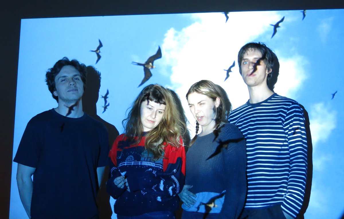 stereogum's tweet photo. Hear Brooklyn's Yucky Duster infuse surfy garage rock with punk defiance on "Seashell Song" https://t.co/rXObZVf0cR https://t.co/uTstQJ8Ic7
