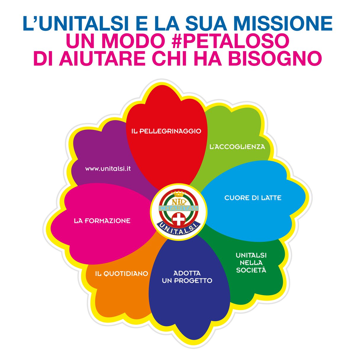Unitalsi's tweet photo. L'Unitalsi e la sua Missione, un modo #petaloso di aiutare chi ha bisogno #GN2016 #giornatanazionaleunitalsi https://t.co/vwJCxvhlz6