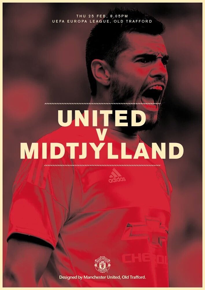 #nobaruib #EL • United vs Midtjylland • Dinihari, 26.02.16 • McD Lodaya • KO : 03.00 • HTM : Just Order • join us!!