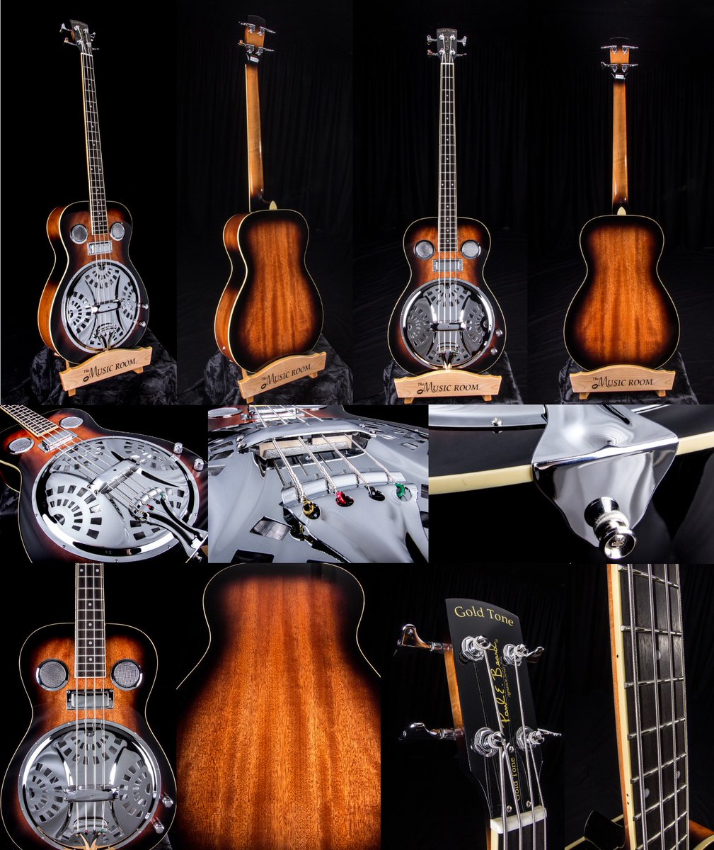 This #Beard #ElectroAcoustic #resonator #bass #guitar just arrived in - wow what an instrument! #americana #music