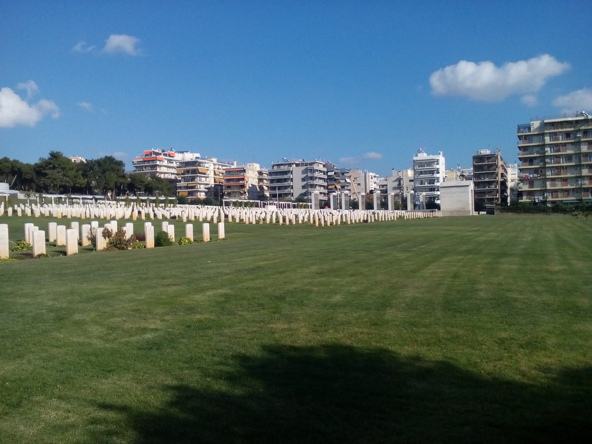 phaleron1964's tweet photo. No winter this year #phaleronwarcemetery @CWGC mowing twice this February 6 cubic meters clipings each time https://t.co/Reg5c6tWsl