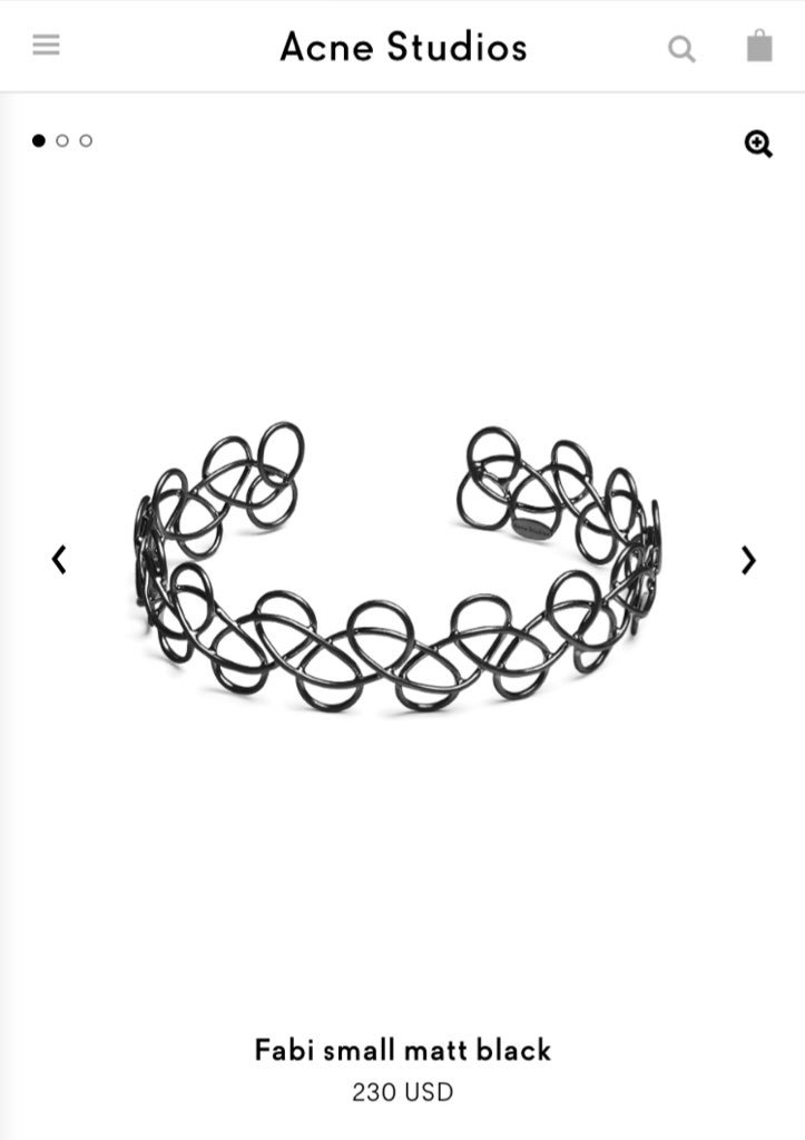 PTXStyle's tweet photo. Mitch's choker is from Acne Studios and is $230.00 USD https://t.co/T4tSyghbKi