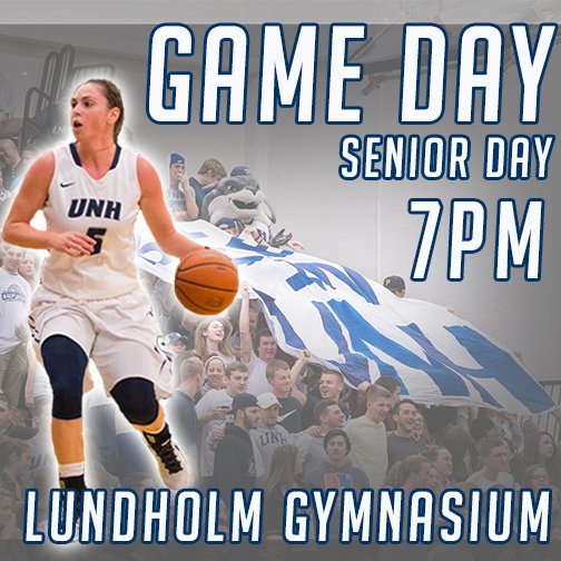 UNHCatPack's tweet photo. It's GAME DAY for @UNHWBB! https://t.co/XT6C5ZGXoB