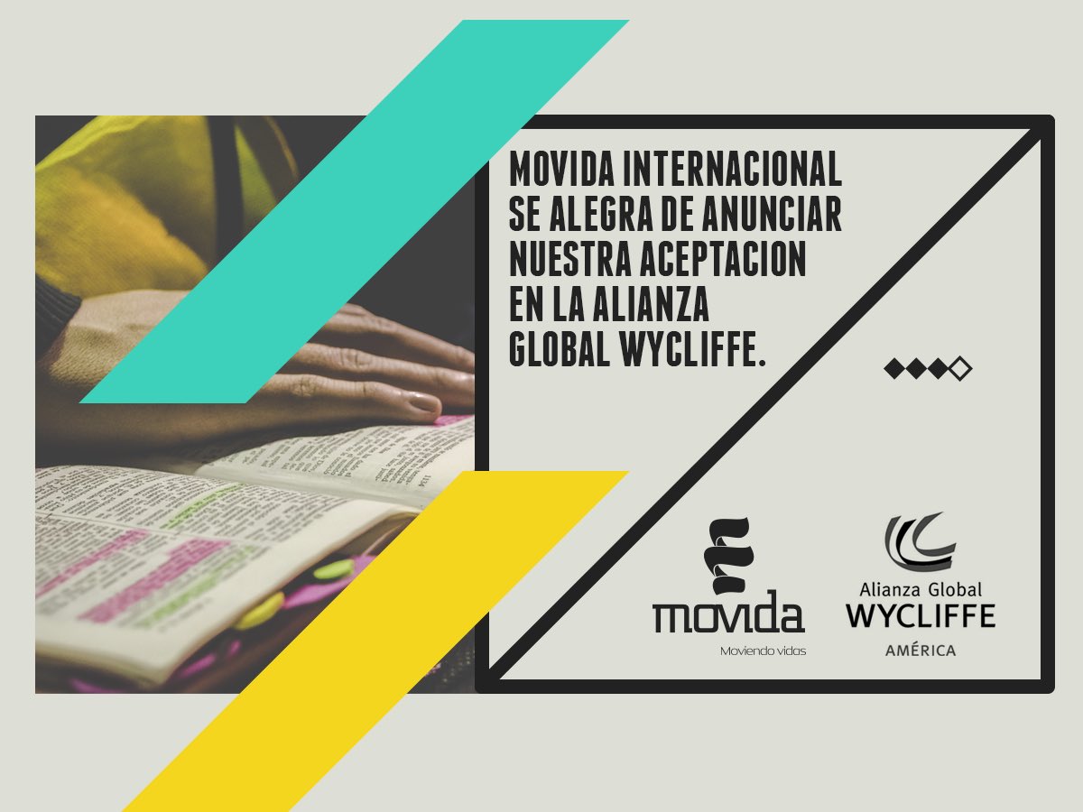 movidaperu's tweet photo. #MovidaInt se alegra de haber trabajado durante varios años y ahora ser parte de la @WycliffeGA 
#Wycliffe https://t.co/ojjQhN8YgP