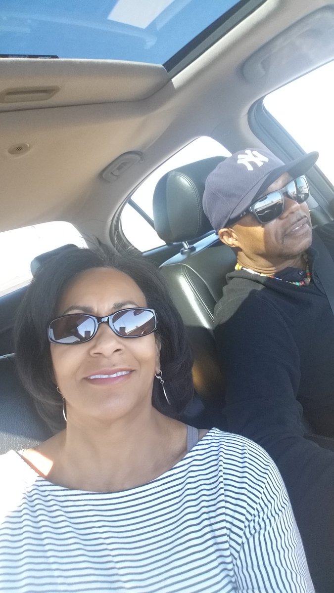 On the road w/ my traveling partner and  life partner😃💋❤