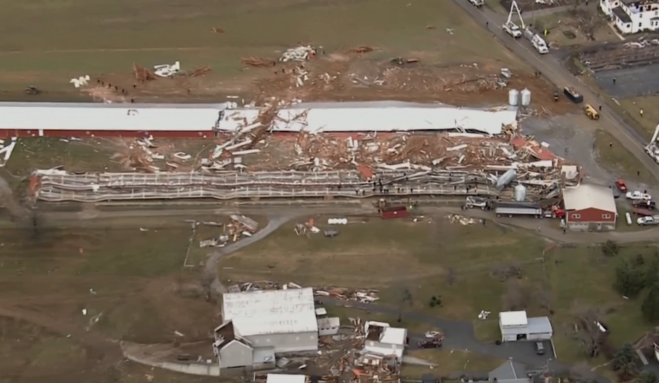WGAL's tweet photo. CONFIRMED: Tornado did touch down in Lancaster County, Pennsylvania on Wednesday - https://t.co/mqt25tHMXZ https://t.co/a8Sn4NE5OR