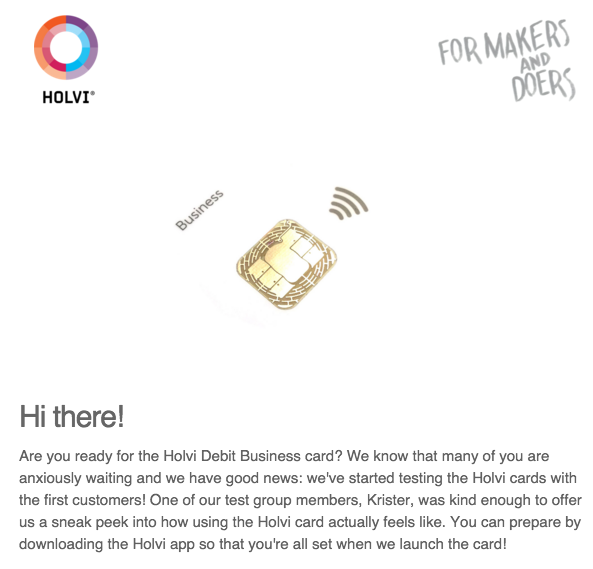 Kreon22's tweet photo. I want the @Holvi Business Debit Card! #entreprenuership #salileka_salilvika #tampere #turku #digitaltre'nds https://t.co/G7g6Xopnt5