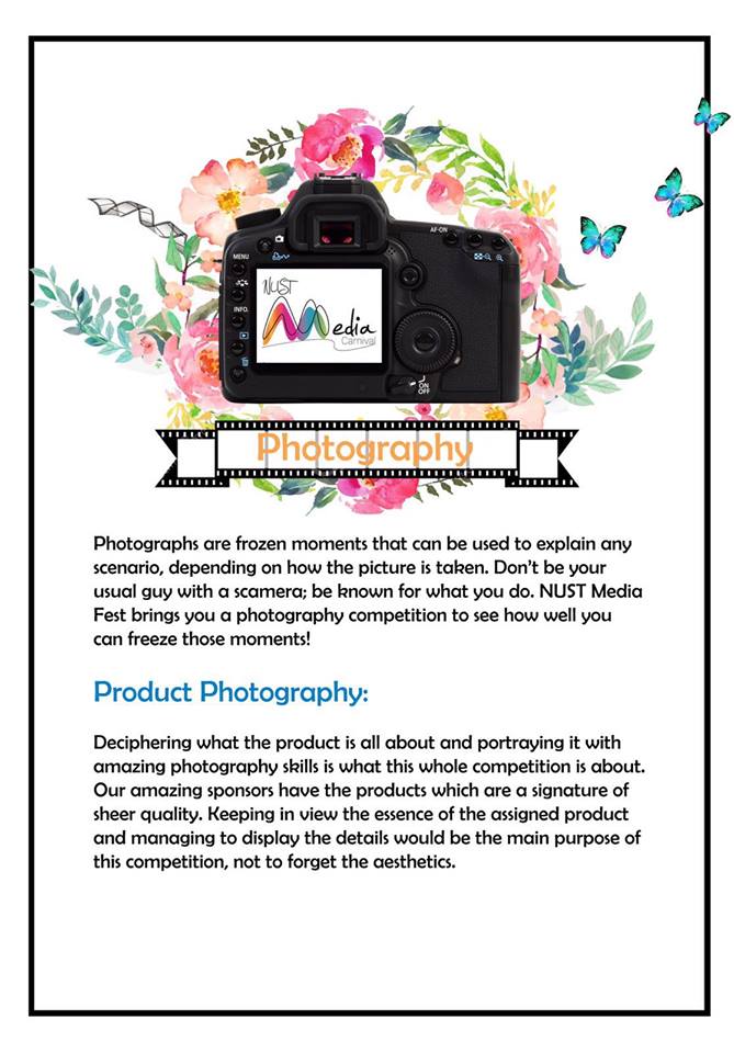 NUSTMediaClub's tweet photo. Time to show what an exceptional imaginative being you are!

#ModuleUnveiling #ProductPhotography #NUSTMediaFiesta https://t.co/PZdoEXN00H