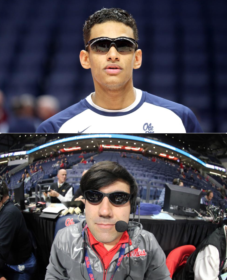 paris_buchanan's tweet photo. Thx to @OleMissPix, I channeled my inner @sebassaiz Tuesday as best I could..Let's do it again vs. MSU! #SebasShades https://t.co/l0O7Zgqwos