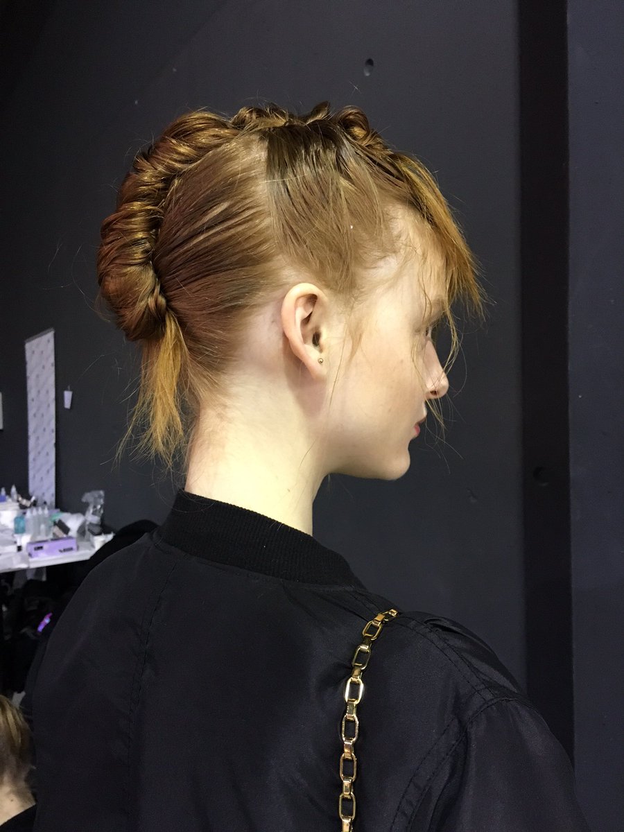 Moroccanoil's tweet photo. Loving the 90s inspired look from the @CoSTUMENATIONAL AW 16 show. Created by James Pieces for Moroccanoil 😍 #MFW https://t.co/36uNmL8UOt