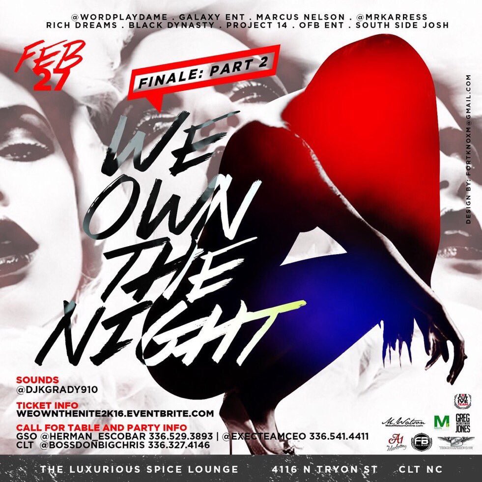 WildBoyGroovy's tweet photo. @ayoo_christmas 
2.26 #DayDream 
2.26 #HBCUGymJam
2.27 Jacquees Live 
2.27 #WeOwnTheNight2 https://t.co/NNgIfNzXjR