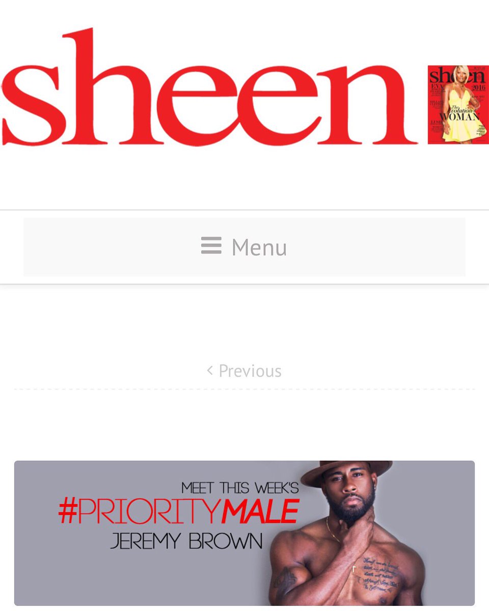 JB817's tweet photo. Thank you Sheen Magazine family! #prioritymale #sheenmagazine #jeremyobrown
https://t.co/vwmdy3EzTX https://t.co/D2npWJWhQs