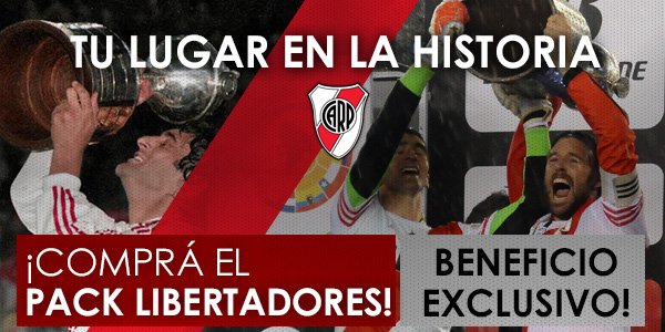 RiverPlate's tweet image. Hoy River empieza su camino en la Copa. Comprá el Pack de la fase de grupos y seguilo: bit.ly/247Nf7A