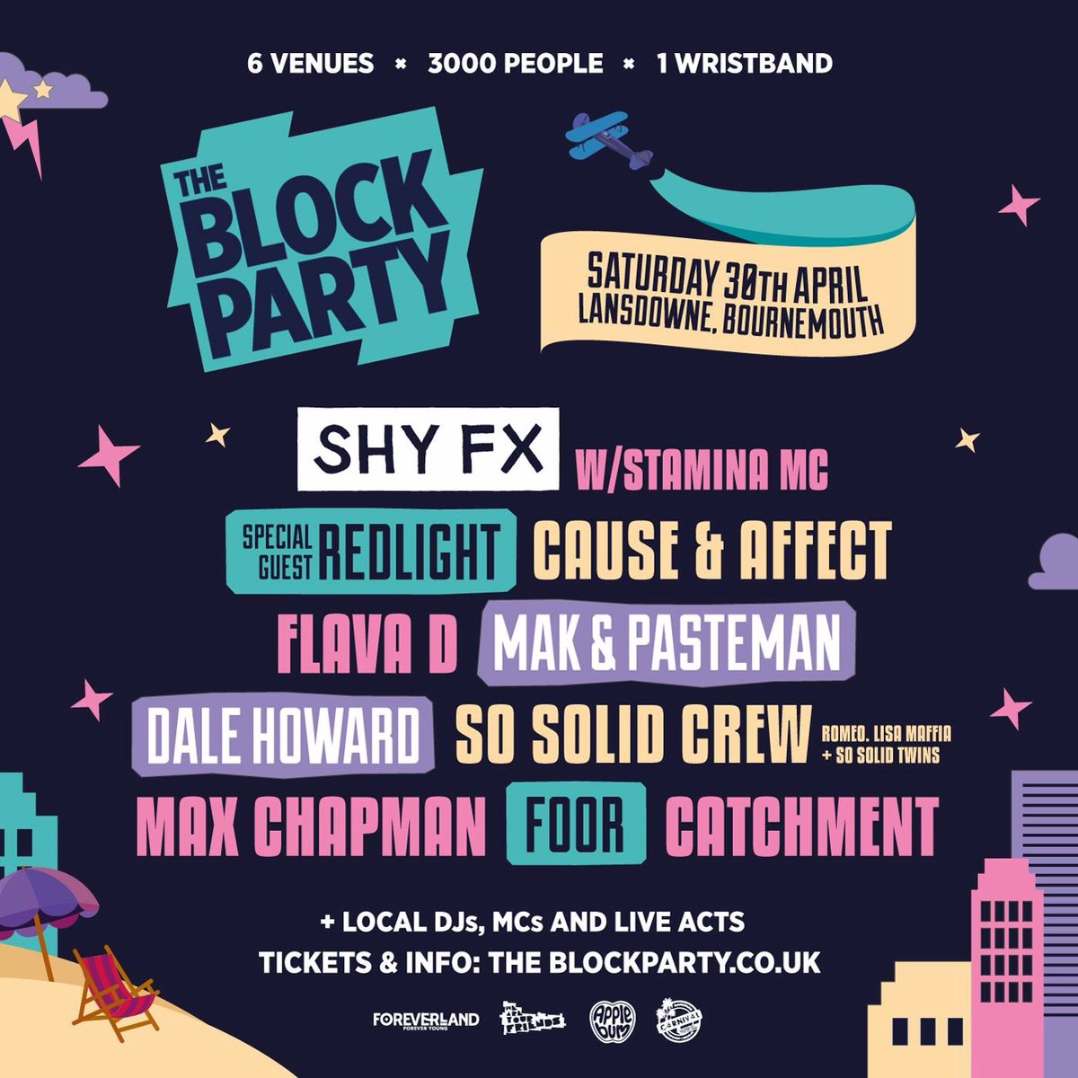 The headliners for the return of The Block Party have been announced and the lineup is HUGE!