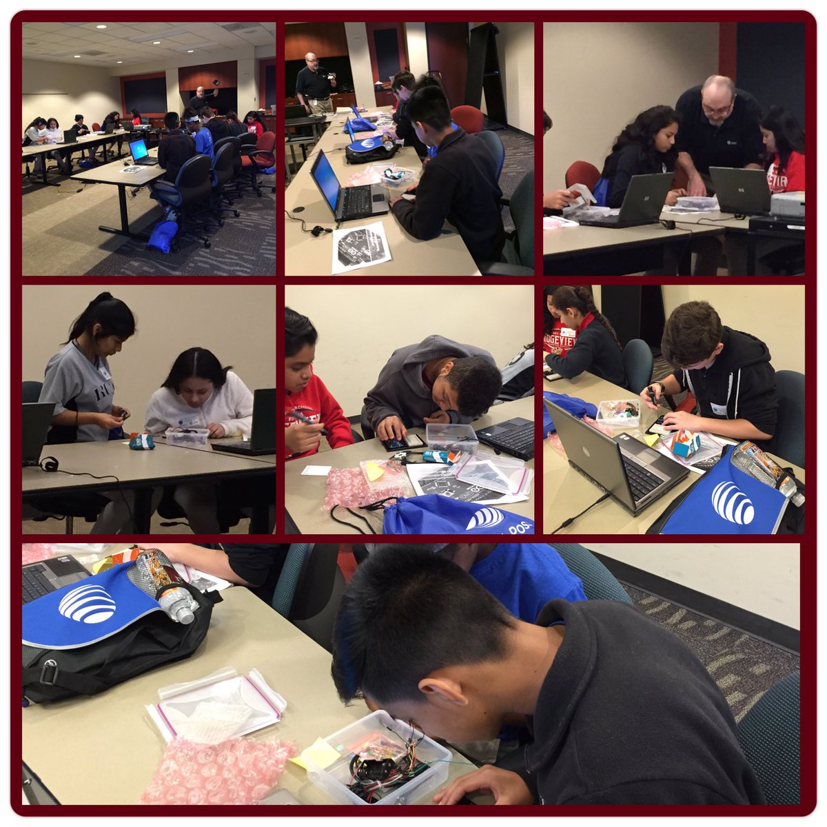 MsJMath8's tweet image. @CLCRidgeview at @ATT! #STEM #BuildingBoards