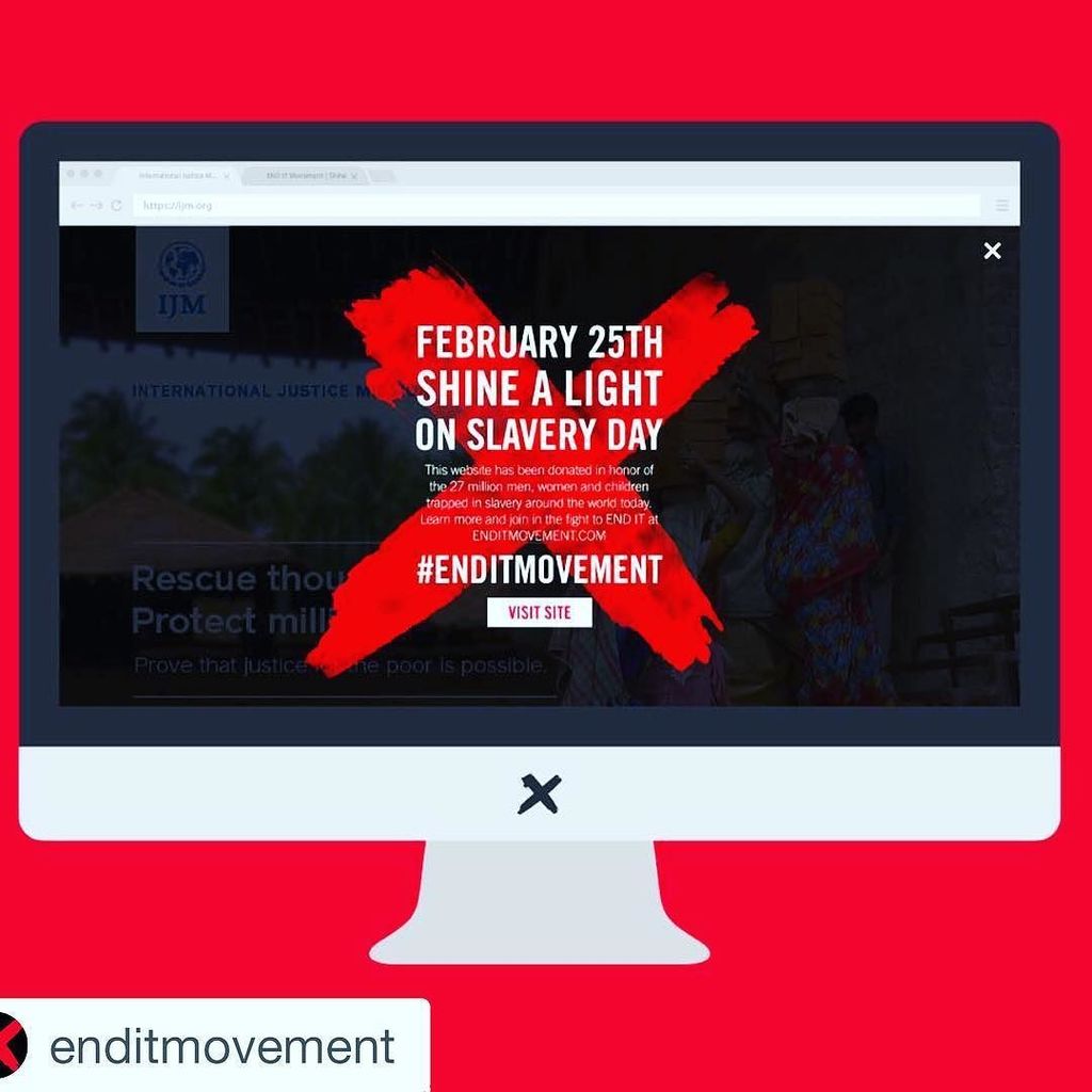 GodHasThis's tweet photo. #Repost @enditmovement with @repostapp.
・・・
2.25.16 IDEA :: Donate your website for tomorr… https://t.co/CnNxPToaeJ https://t.co/HGR6s8HrAP