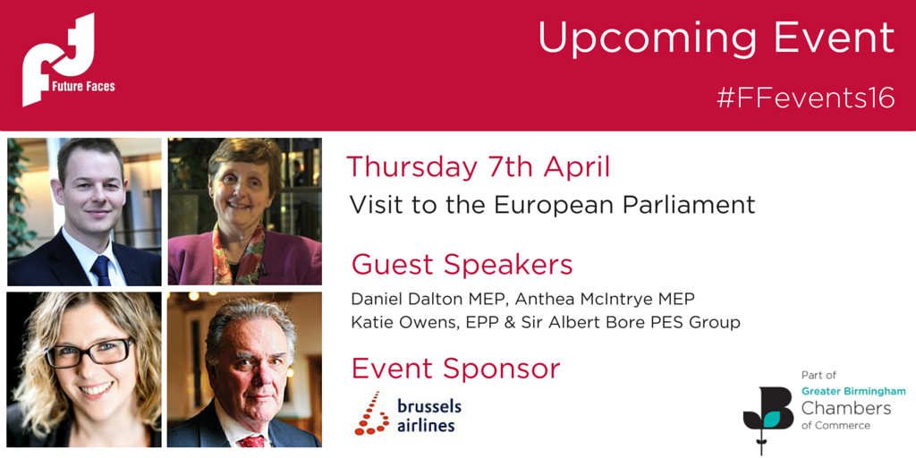 GrBhamChambers's tweet photo. Delighted to announce @bhamfaces Brussels visit @ddalton40 https://t.co/EfQ9NeRoHd with @FlyingBrussels #FFEvents16 https://t.co/WrU4DHs7hM