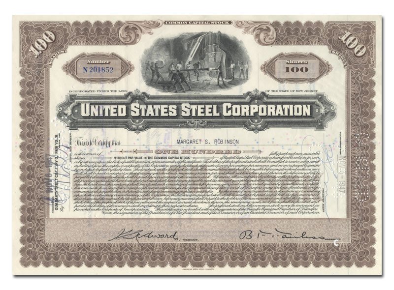 25.02.1901 – J. P. Morgan incorporates the United States Steel Corporation. #usa #morgan #steel #history #art