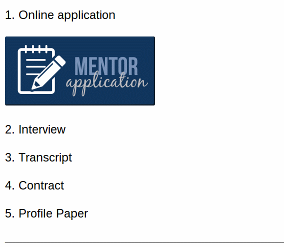 yulissa13_ox's tweet photo. These are the parts to the application  process  to become a #ACCESSmentor https://t.co/rS00bNobLO