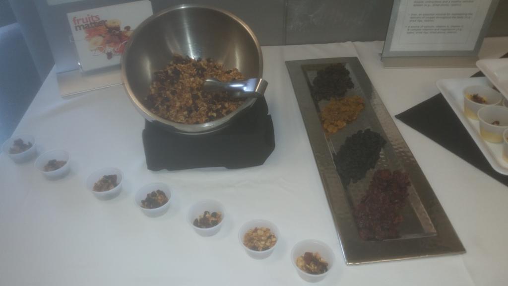 MelaniePLester's tweet photo. #FruitsMatter check in! @FlikISDining @WestminsterATL #driedfruits https://t.co/jqkjht5gki