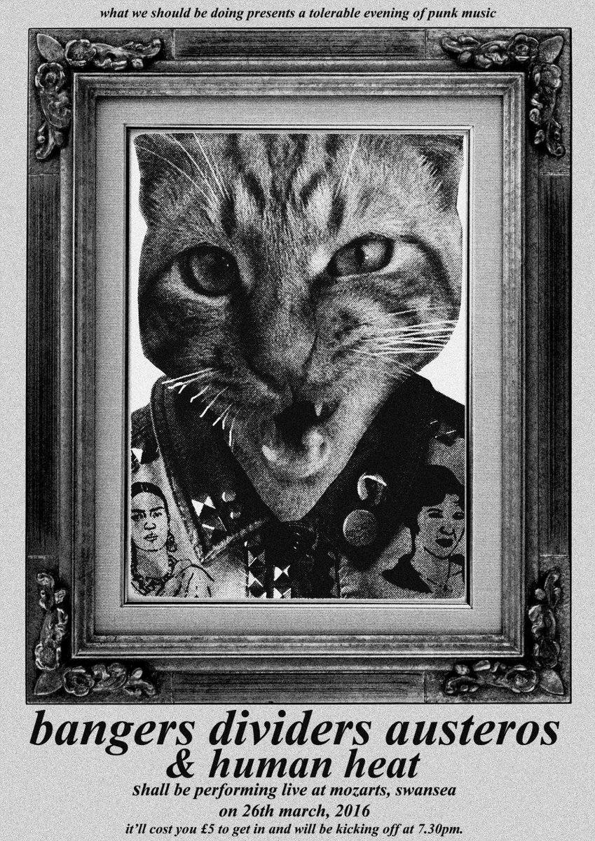 This gig is just over a month away! Let's get weird!