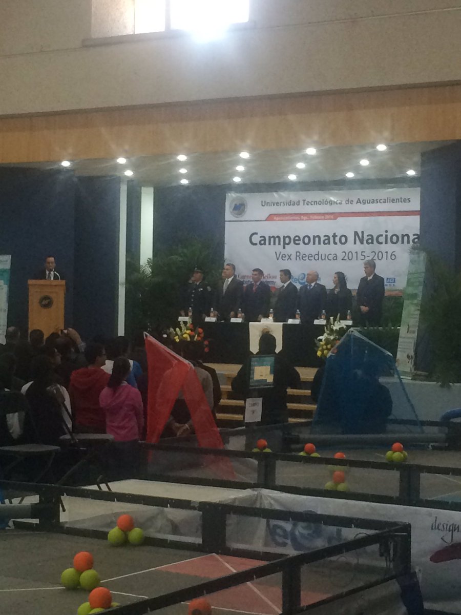 Nickyta_Ortiz's tweet photo. Da inicio la inauguración del campeonato nacional de Robotica @VexroboticsMex en la #UTAgs https://t.co/BZSOz5LZYZ