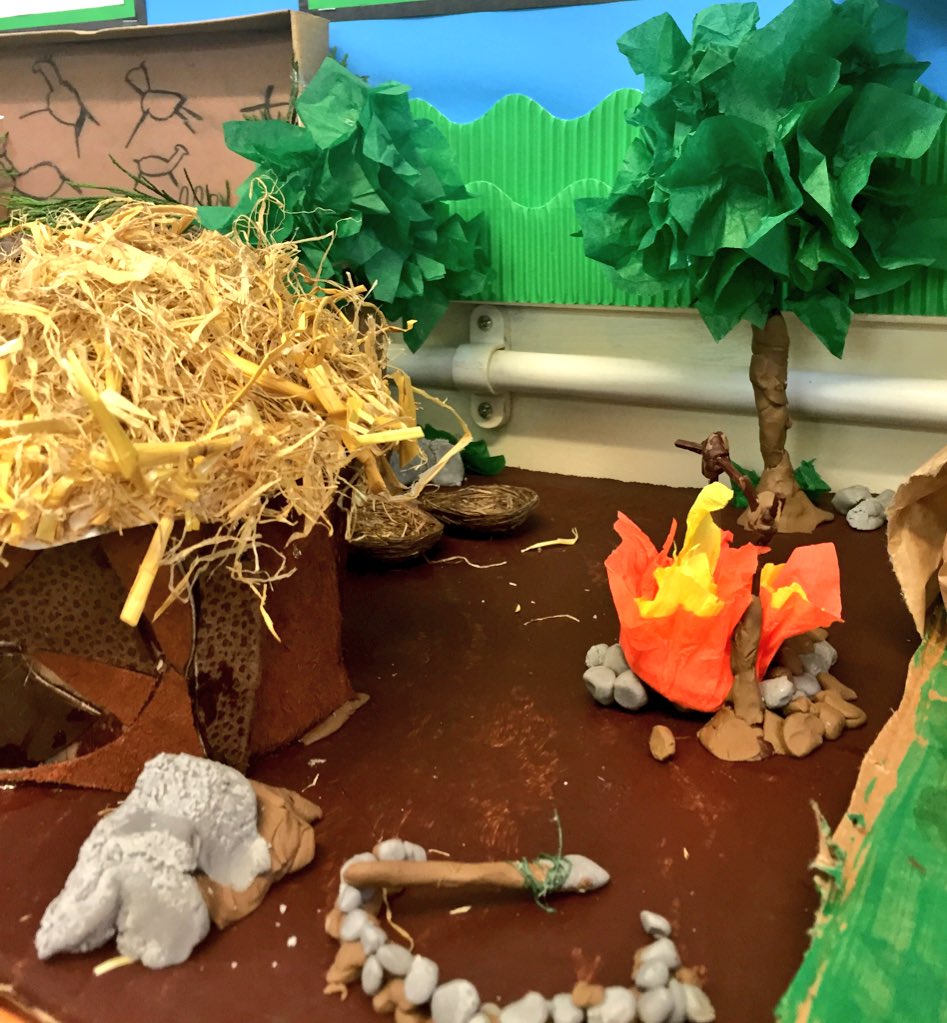 OnoFnlomce_net's tweet photo. We've added authentic detail to our Stone Age Settlements home learning projects #LRAY4 #LRAY3 #excitedlearning https://t.co/4qPtFNyxBq