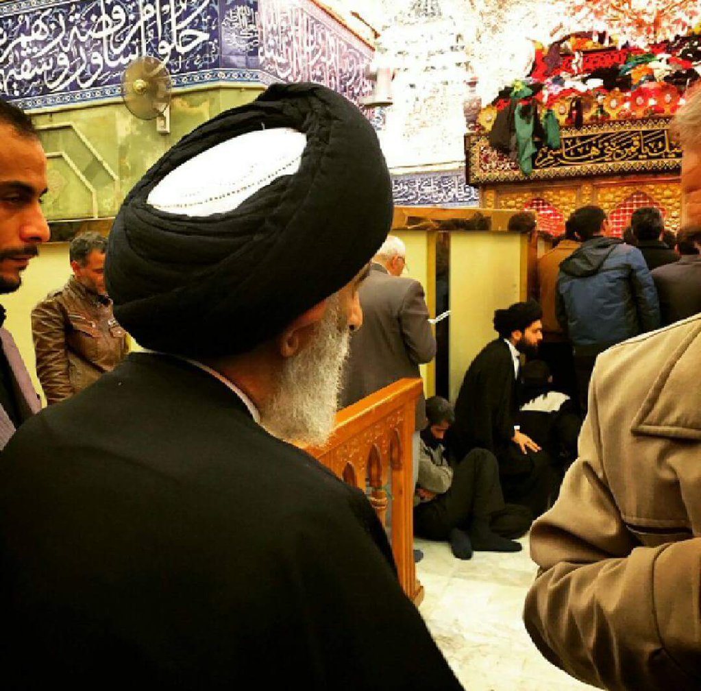 AHLULBAYT_TV's tweet photo. "يا حسين" كلمة السر التي يعرف بها المؤمنون بعضهم بعضا في ساعات العسرة ، وسوح المواجهة.
آية الله السيد هادي المدرسي https://t.co/g0ZSyrSPP4