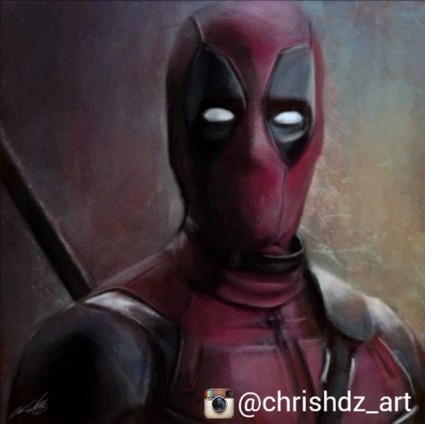 Epic #deadpool #fanart by @ChrisHdzArt 
bit.ly/21ce23x