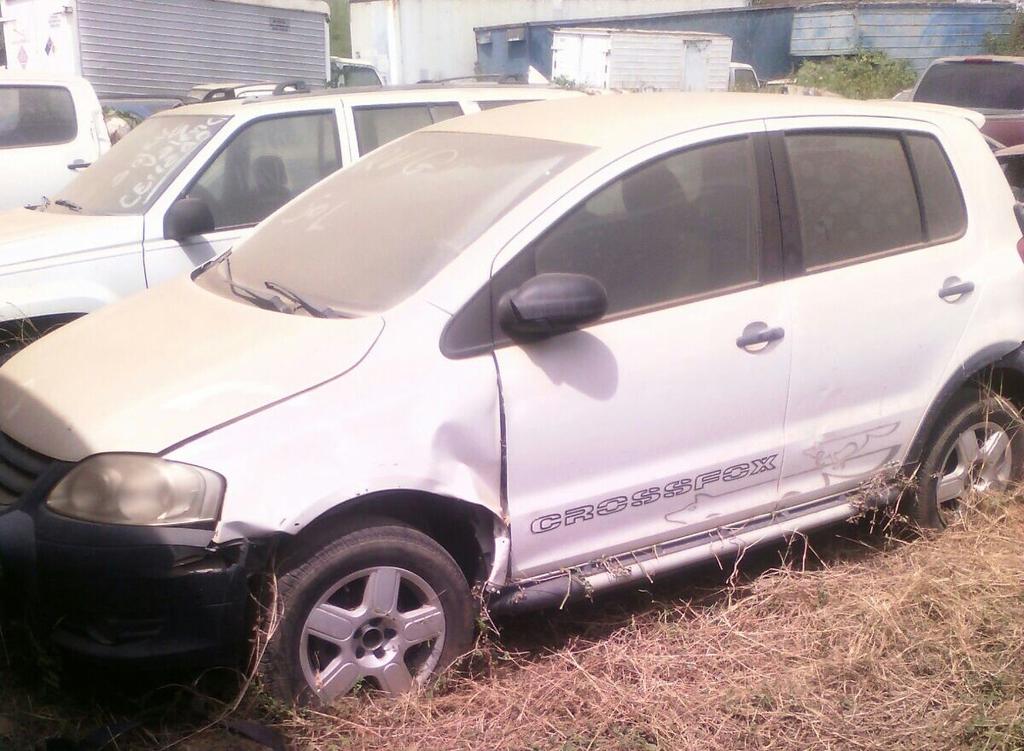 Interpol Barcelona recuperó Wolkswagen, Cross Fox, blanco, 2008, placas NBA-96T,  SOLICITADO.delito ROBO DE VEHICULO