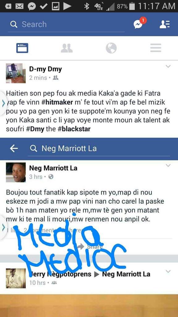 RAPKREYOLL's tweet photo. @carelpedre m felisite nou paske c still  moun tankou nou ki met ayiti kote l ye a la bann fatra media ranyon santi https://t.co/hKUFwGmcss