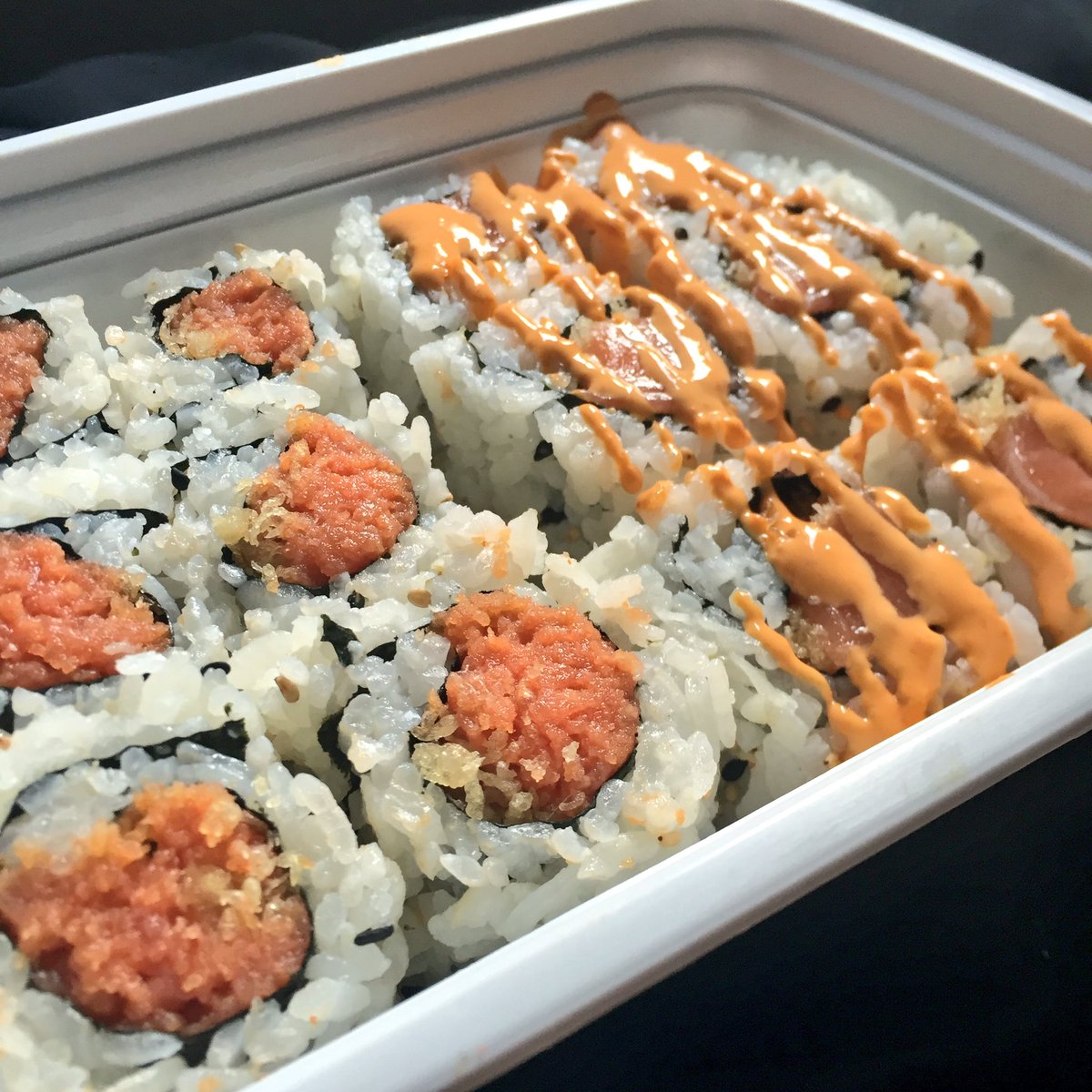 JLHymzz's tweet photo. I ❤️ OrderUp because they supply my sushi Sunday addictions every Sunday! #happytohaveorderup @OrderUpState 🍣🍣🍣🍣 https://t.co/tF2zALZOdX