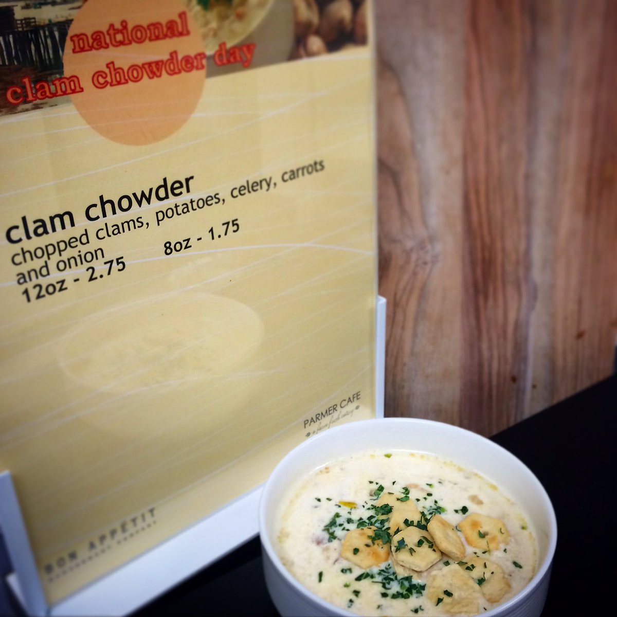 7700Parmer's tweet photo. Celebrate National Clam Chowder Day at the 7700 Parmer Café! https://t.co/UB3IQmyg9t