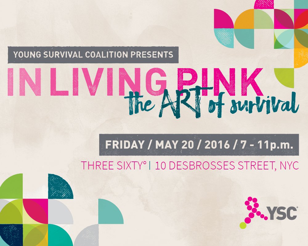 YSCBuzz's tweet photo. Save the Date! 
#InLivingPink is coming to #NYC 5/20! #bcsm #breastcancer
For tickets &amp; info https://t.co/gHbwFphAq4 https://t.co/cQThYNUNag