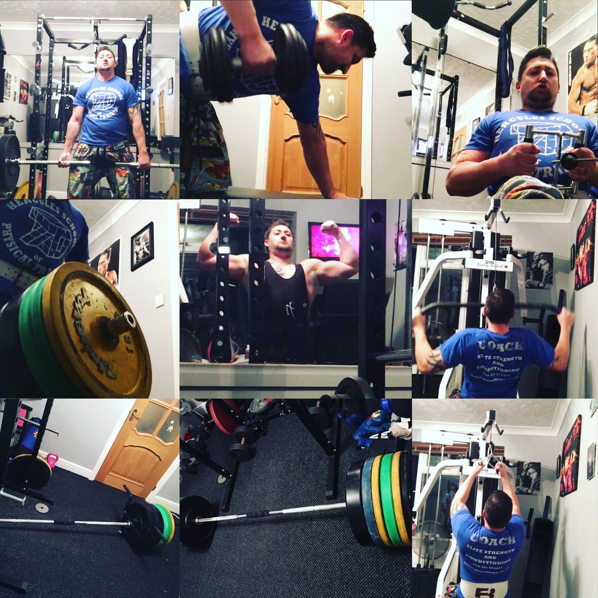 essexbodyguard's tweet photo. #backday 
#homegym #fitness #bodybuilding #powerlifting #weightlifting #crossfit  #deadlift #deadlifts #gymlife #gym https://t.co/hQBGvZVmoS