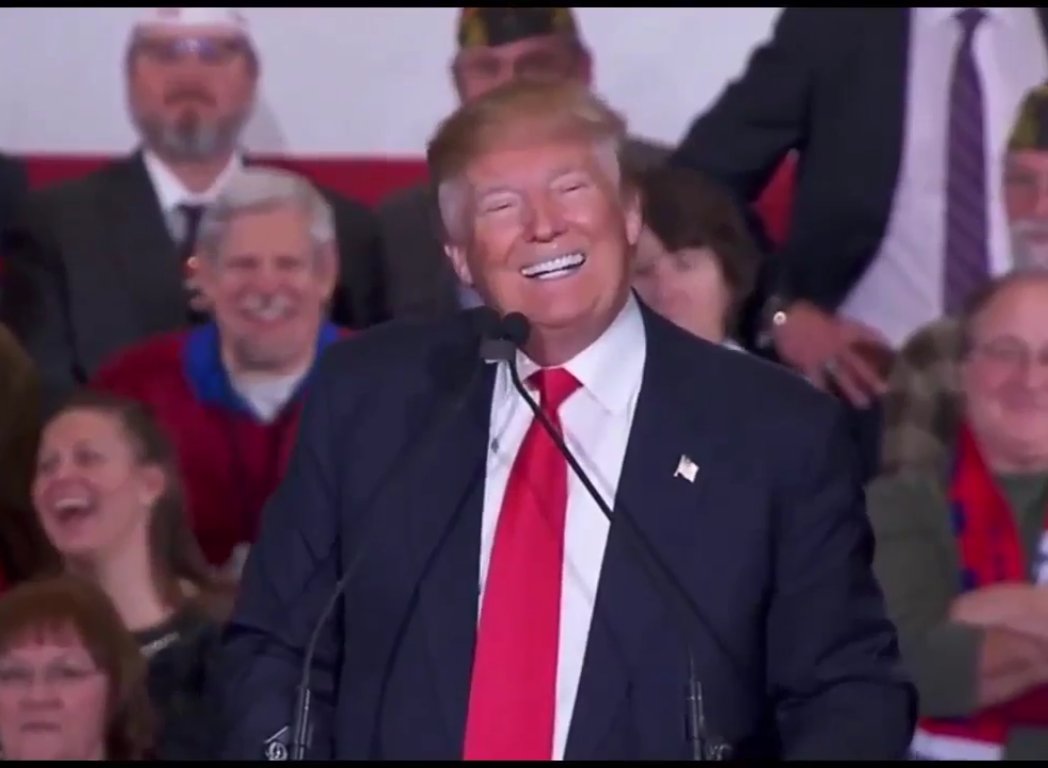 when you're trying to make america great again and the loud hits