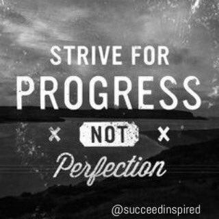 SucceedInspired's tweet photo. Don't worry about perfection as long as you have progress! #progress #inspiration #motivation #dontworry #life https://t.co/CrqlMW0HxF