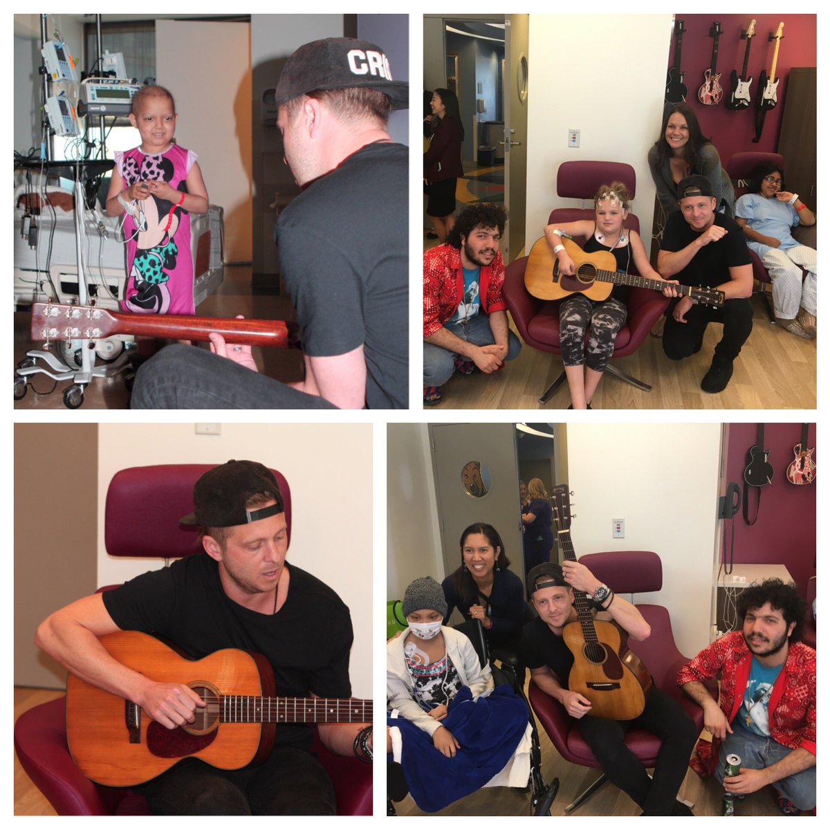 GetWellSoonTour's tweet photo. An incredible day with @OneRepublic's Ryan Tedder and @ItsBennyBlanco visiting amazing @MCHUCLA patients!!! https://t.co/ZDtoxwEHF8