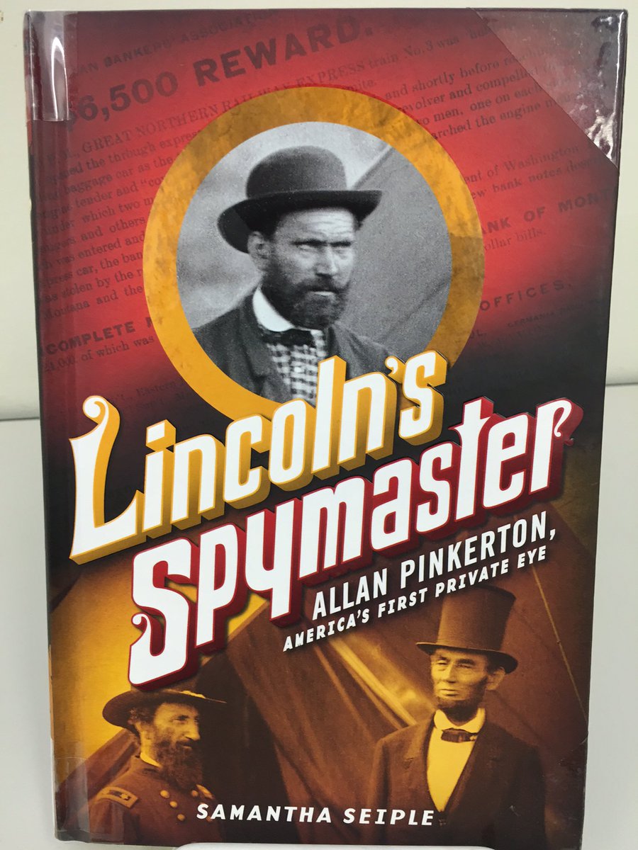 CarmMSLibrary's tweet image. New in the Library this week:
Lincoln&apos;s Spymaster by Samantha Seiple (Lexile 990) @CarmenitaMS