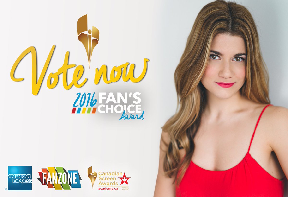 TheCdnAcademy's tweet photo. Want to see @Elise3aum on the #CdnScreen16 stage? VOTE for your fav to win this year! https://t.co/2AZoAJsa4H https://t.co/QDwwvoJbSM