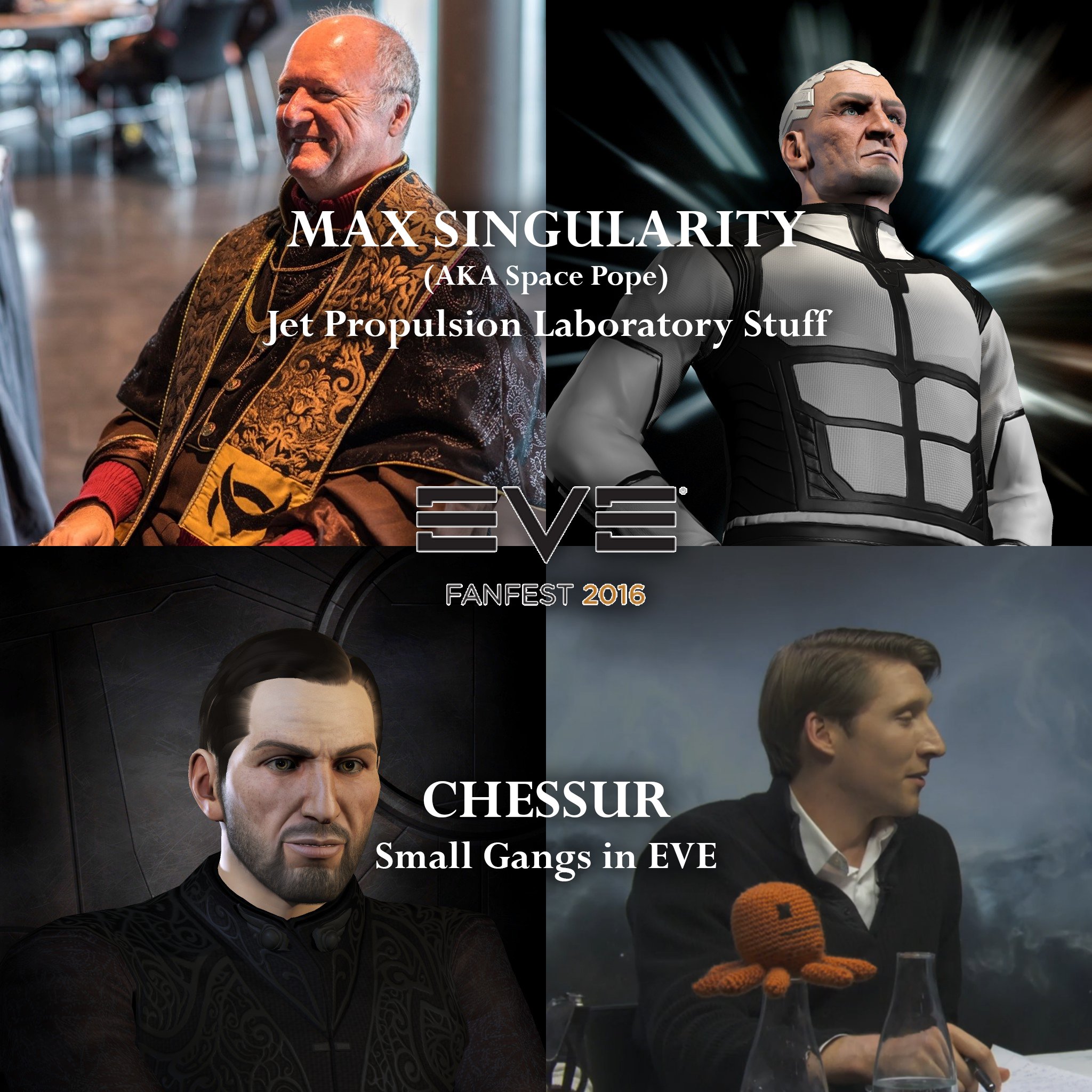 EVE Online В X: „Two More Presenters Confirmed For #Evefanfest.