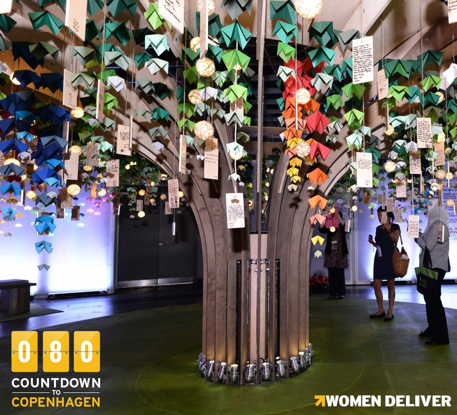 WomenDeliver's tweet photo. For this week's #CountdowntoCopenhagen #TBT we're taking a look at the stunning @girleffect tree from #WD2013! https://t.co/TamXgQP5Pc