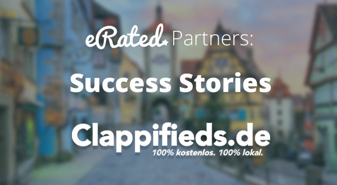eRated_co's tweet photo. Welcome to @Clappifieds our newest Partner! Check out their success story #ecommerce #erated https://t.co/JCoZi03a5h https://t.co/u71DuAC5vA