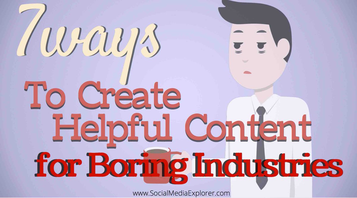 diegonzalezt's tweet photo. Stephan_Brady: 7 Ways to Create Helpful Content for Boring Industries https://t.co/U6TaNKiIPu #content #contentst… https://t.co/EuS3GHdnXd