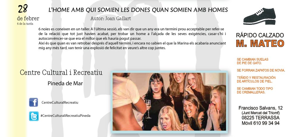 casalstpere's tweet photo. #homeambquisomienlesdonesquansomienambhomes #PCTT2016 
Diumenge 28/2
18 h
@SalaCrespi https://t.co/ojUMCapSfs