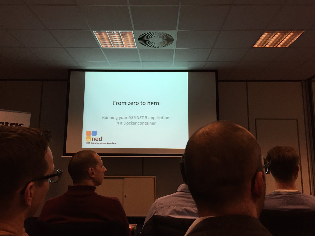 jaspergilhuis's tweet photo. Attending Docker from zero to hero! 💪 #centric #dotnedug https://t.co/GiRTLEVxfr